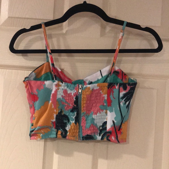 Tropical crop top - Picture 2 of 2